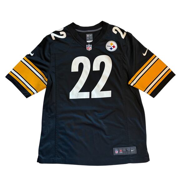Pittsburg Steelers Najee Harris #22 Football Jersey Mens Size Large Black Nike - Picture 1 of 11